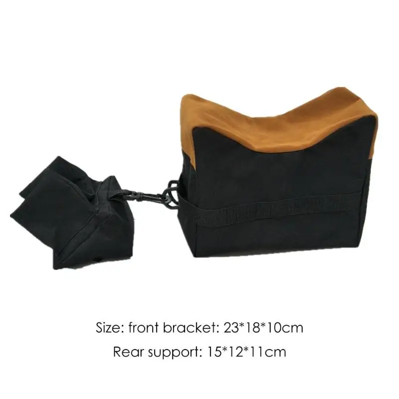 Передняя+ Задняя сумка Поддержка винтовки с песком без песка снайперская мишень стенд Охота Спорт на открытом воздухе пакет нейлон поясная сумка