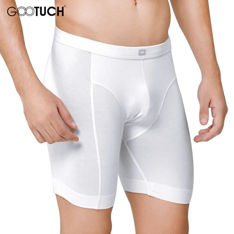 

Mens Plus Size Boxer Shorts Long Boxer Mens Bodybuilding Underwear Compression Ropa Interior Hombre Tight Boxers 6XL 7XL 5158