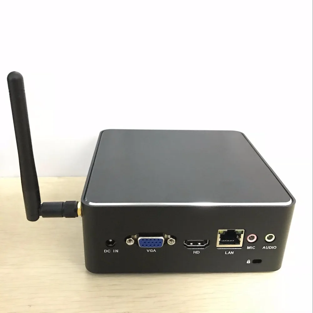 Nuc с Intel Core I3 6006u мини-ПК для Windows 10 компьютер Ddr3L 4 ГБ Ssd 128 Гб Поддержка 2,5 Hdd Hdmi Vga двойной дисплей 4k Tv Box