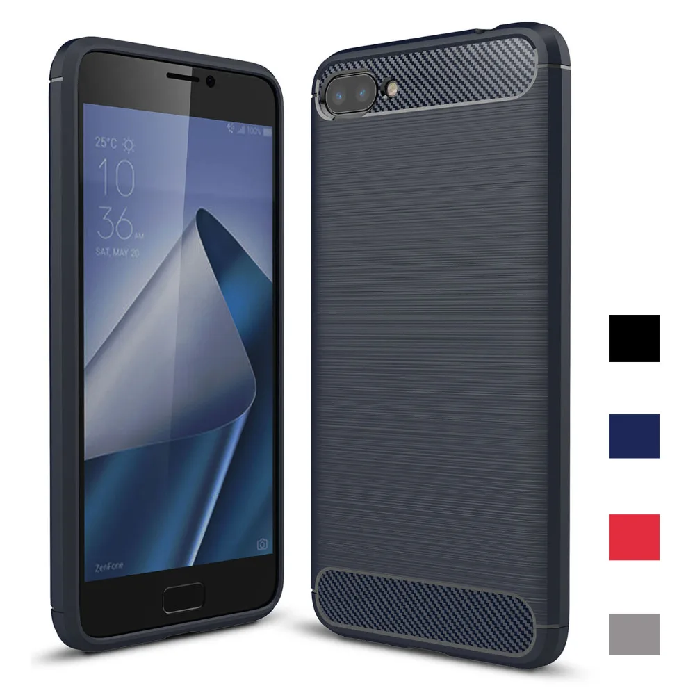 Asus ZenFone 4 Max ZC520KL ZC 520KL 5 2 &quot/ZC554KL 554KL 5&quot Чехлы Роскошные мягкие углеродного волокна