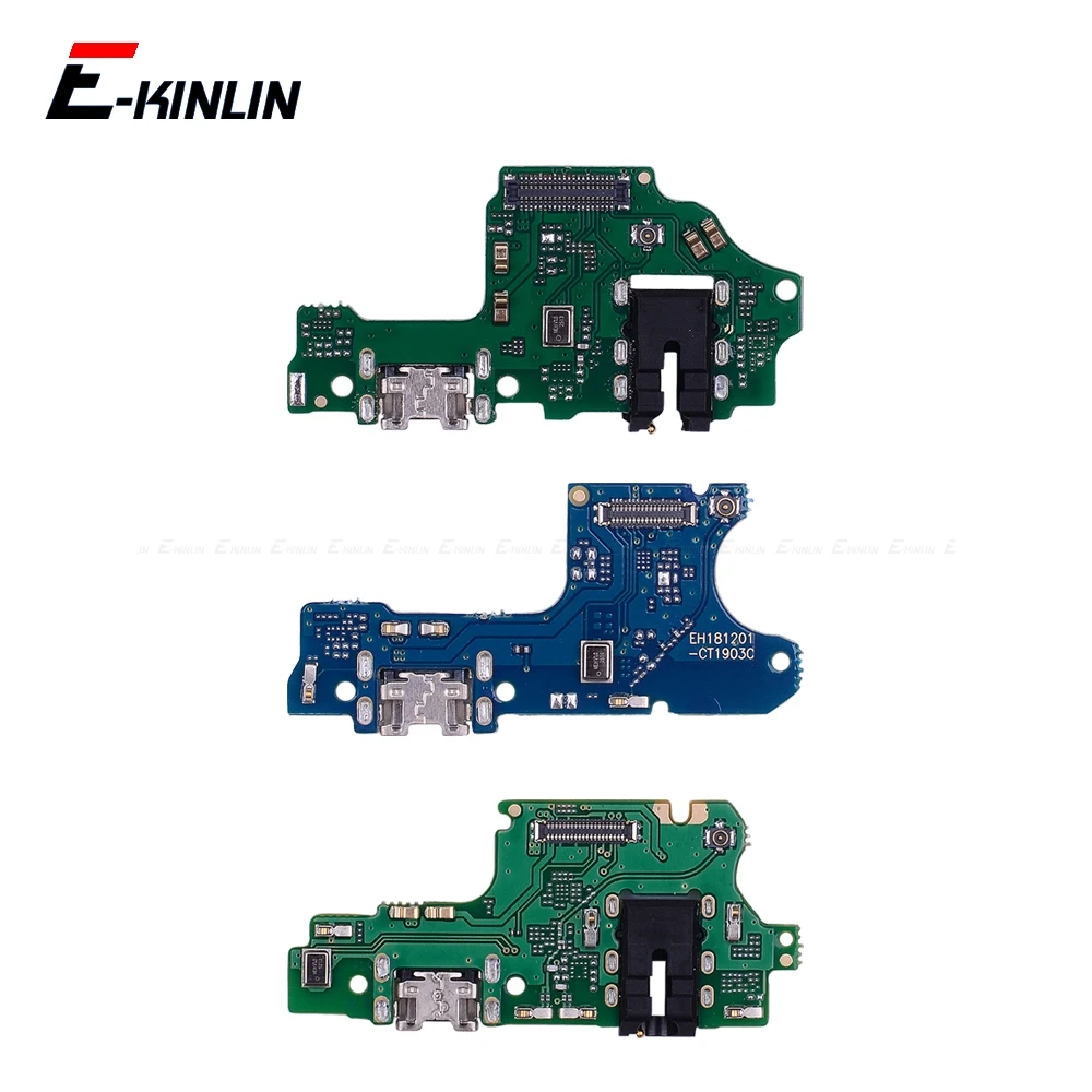 Разъем для зарядки питания, док-плата с микрофоном и гибким кабелем для HuaWei Y9 Y7 Y6 Pro Y5 Prime GR5