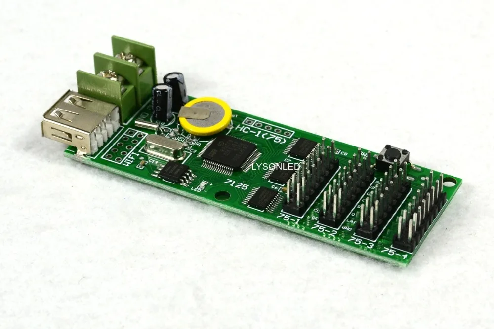 Async usb disk HC 1 полноцветный светодиодный контроллер дисплея поддержка 192x128384x64 4 xhub75