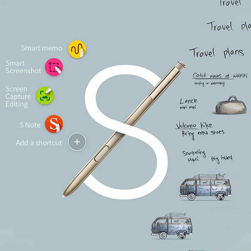 Для samsung Galaxy Note 5 ручка активный стилус S ручка Note5 стилет Caneta Ручка для сенсорного экрана для мобильного телефона Note5 S-Pen Водонепроницаемый