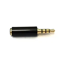 2pcs 3.5mm male to female audio headset adapter 37.5mm long for cell phone