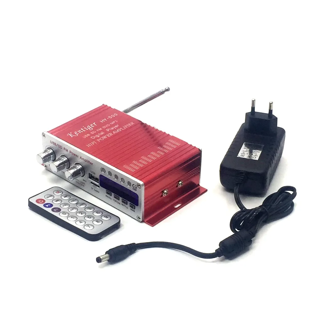 

2017 NEW Reading card mp3 power amplifier 12V car home computer mini radio FM amplifierS 500