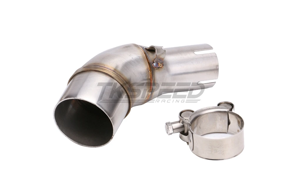 A middle connect for kawasaki Z250SL Motorcycle Exhaust Pipe Muffler Escape Connecting Pipe Front Link Pipe Moto Mid Pipe