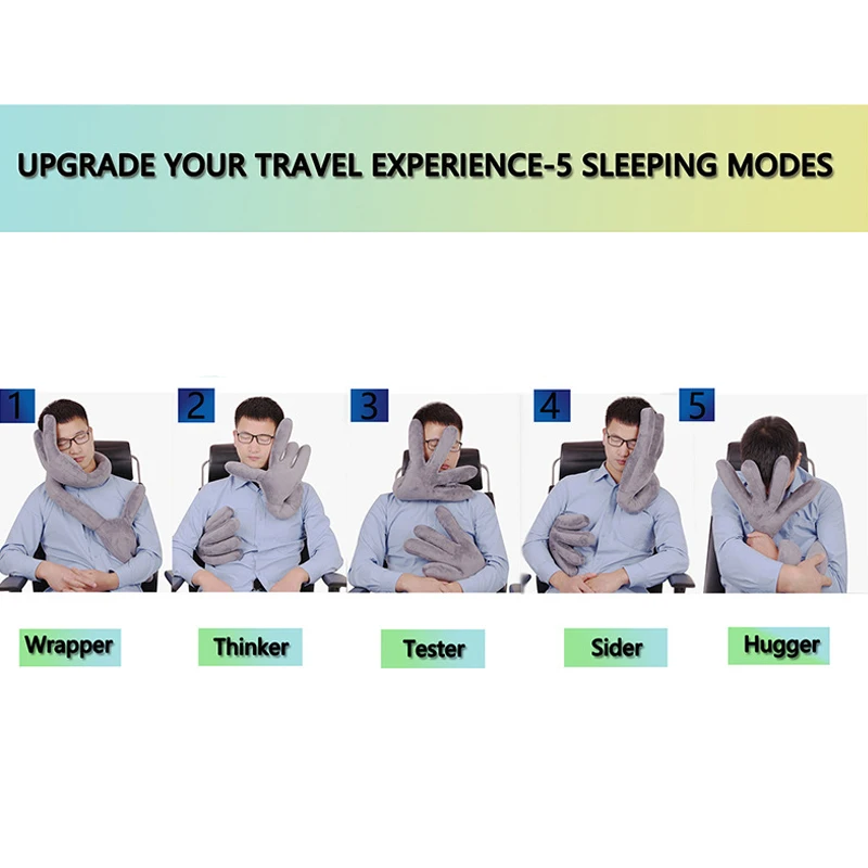 Travel pillow of bands (5)