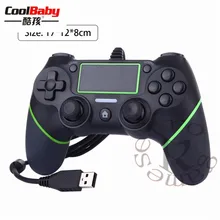 DHL 50 шт./лот USB проводной геймпад контроллер для PS4 игровой контроллер для sony Playstation 4 джойстик геймпады