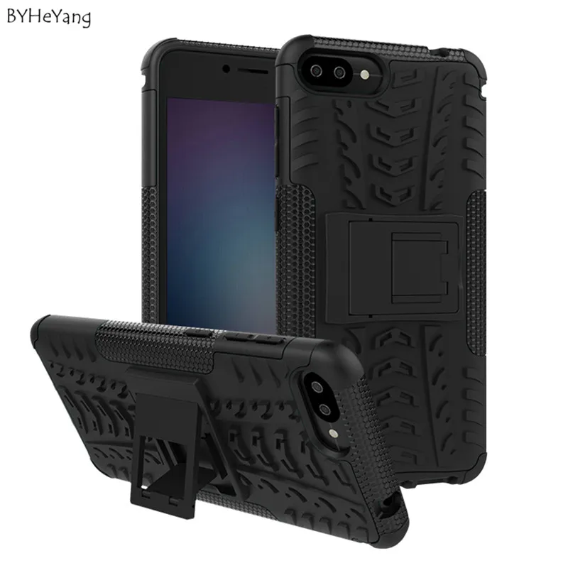 

BYHeYang Cover For Asus Zenfone 4 Max ZC520KL Case Silicone TPU + Armor Plastic Cases Kickstand Case For Asus zc520kl 5.2inch