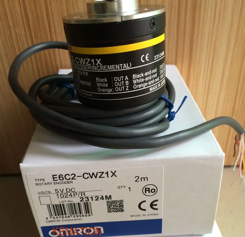 New In Box Omron Rotary Encoder E6C2-CWZ6C 1000P/R 