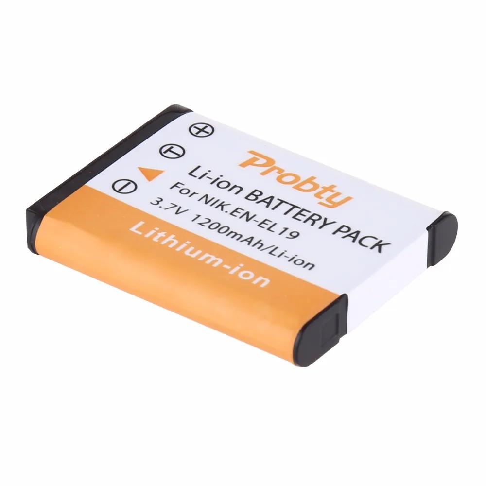 Battery charger and batteries for nikon s100 s2500 s2600 s3100 s4100