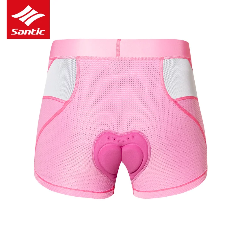 Santic Women Bicycle Cycling Underwear Shorts Pro Shockproof 4D Pad MTB