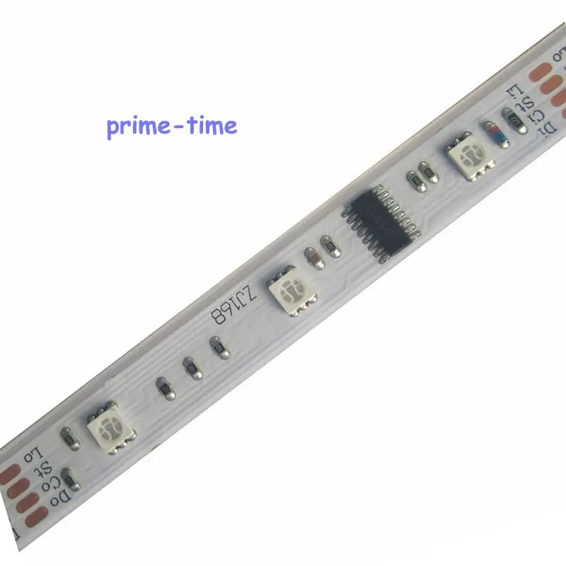 Светодиодная лента RGB 5 м 6803 IC 30 светодиодов/м 5050 IP67 водонепроницаемая 12 В + 133