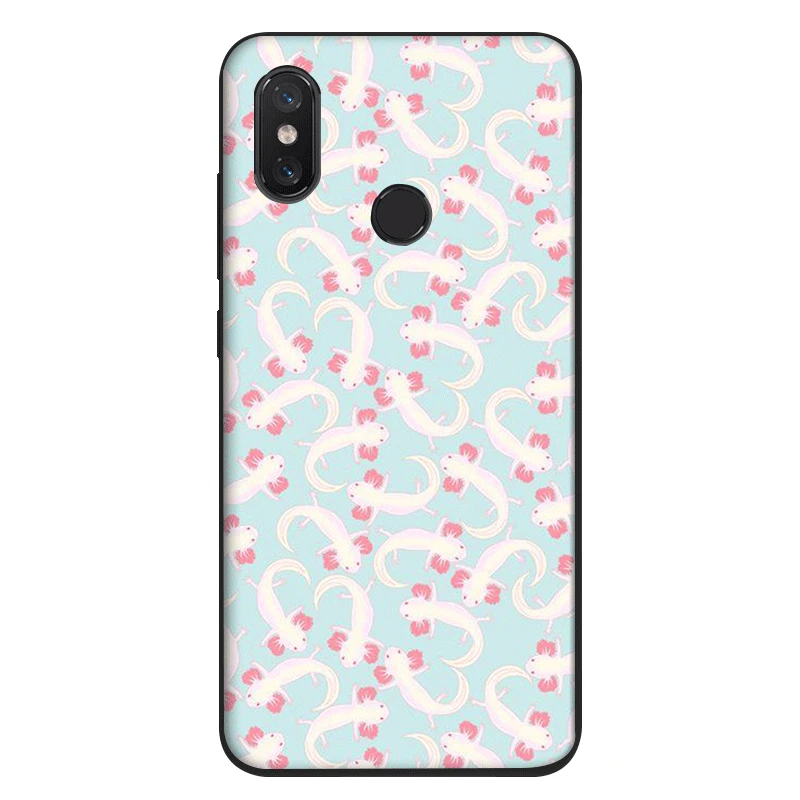 Черный силиконовый чехол из ТПУ для Xiaomi Redmi Note 4 4X 5 6 5A Pro Prime Cute Animal