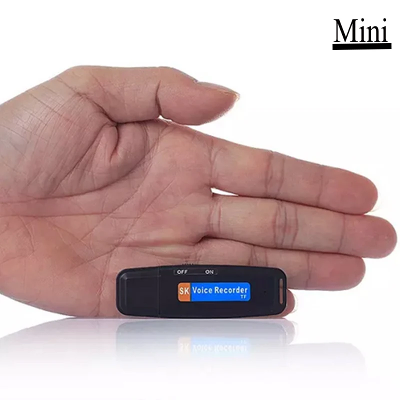 

Professional Mini Digital Voice Recorder 8GB USB Flash Driver WAV Voice Recording Audio Recorder MP3 Portable Micro dictaphone