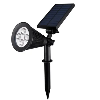 

Binval Solar Powered Lamp Adjustable Led Light Waterproof Spotlight Garden Lawn Landscape Wall Light Outdoor Lamps