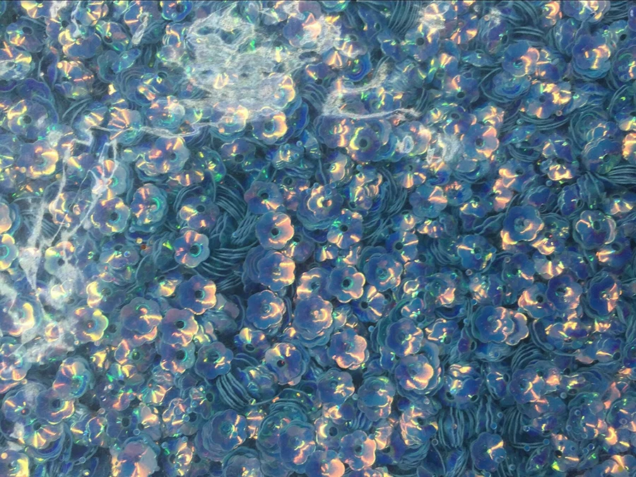 3000pcs50g 6mm Flower Round Flat Loose Sequin Paillette Sewing,Wedding Craft,Women Kids DIY Garment Accessory 