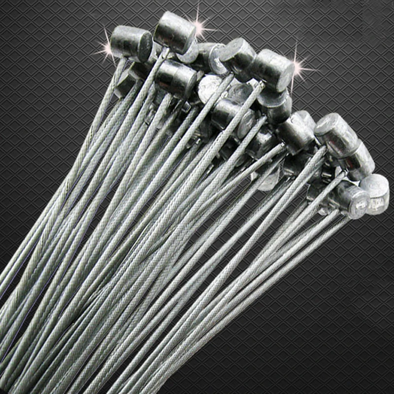Bicycle Brake Cable SENQI 1PC MTB Bike Very long Bicycle Brake Line 3m Shift Shifter Gear Brake Cable Sets Core Inner Wire Silver Steel Speed line