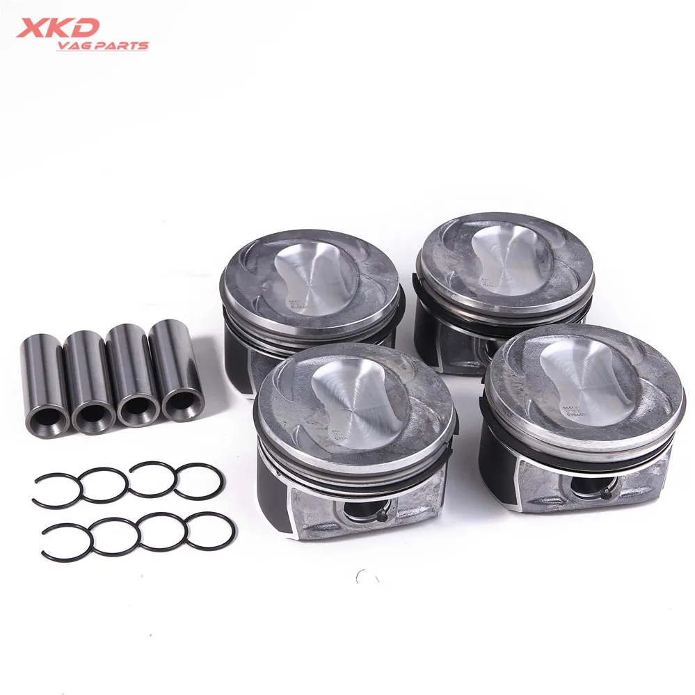 1.4T CAXA Piston & Ring Set Fit VW Golf 12 13 Jetta 11 17 Tiguan 12 17