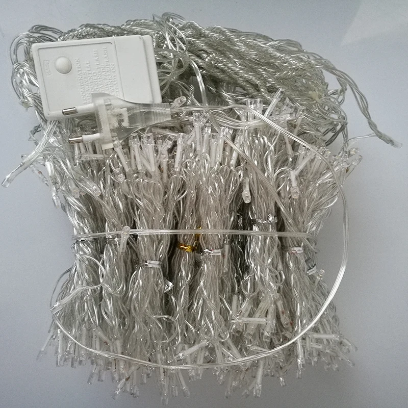 10 * 5m 1600 Bulbs LED Curtains Garland string light christmas new year holiday party wedding luminaria decoration lamp lighting 10 * 5m 1600 Bulbs LED Curtains Garland string light christmas new year holiday party wedding luminaria decoration lamp lighting