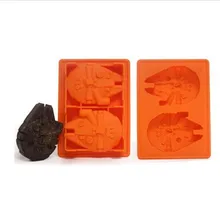 Звездные войны Сокол Миллениум силиконовый ледяной куб лоток кухонная формочка для шоколада аксессуары