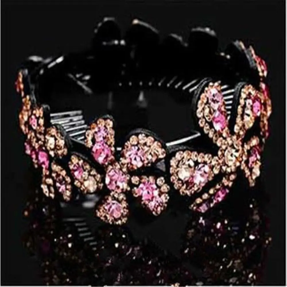Rhinestone Flower Hairpins Girl Babby Pin Hair Barrettes women Hair Accessories Wrap female Brand Hair Holder Hair Clip Rhinestone Flower Hairpins Girl Babby Pin Hair Barrettes women Hair Accessories Wrap female Brand Hair Holder Hair Clip