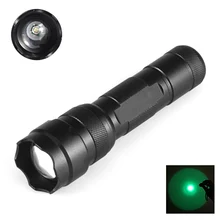 502G CREE XP-E 517-525nm 18650 Green Light Zoom Spotlight 1 Mode Waterproof Outdoor Hunting Tactics LED Flashlight New 502G CREE XP-E 517-525nm 18650 Green Light Zoom Spotlight 1 Mode Waterproof Outdoor Hunting Tactics LED Flashlight New