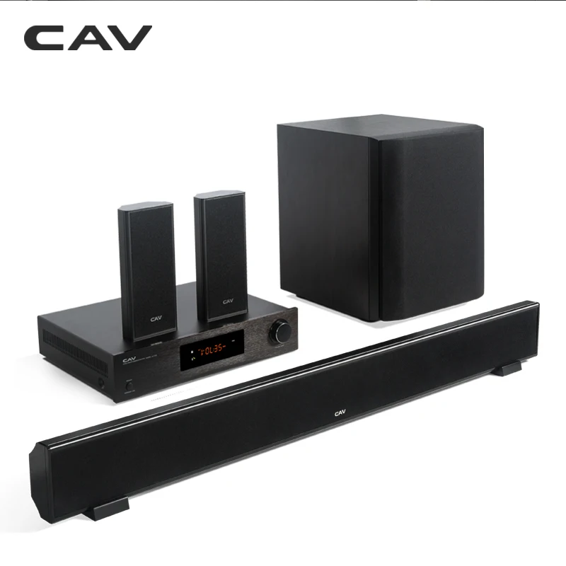 CAV W8 Home Theater 5.1 DTS Bluetooth 4.2 EDR 3 Sound Modes Music Center Soundbar Subwoofer Surround Combination Home Theater CAV W8 Home Theater 5.1 DTS Bluetooth 4.2 EDR 3 Sound Modes Music Center Soundbar Subwoofer Surround Combination Home Theater