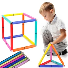 12 шт. DIY многофункциональная шариковая ручка различные кубики Магнитная волшебная ручка спиннинг Антистресс Блоки Кирпичи Модель игрушки инструмент