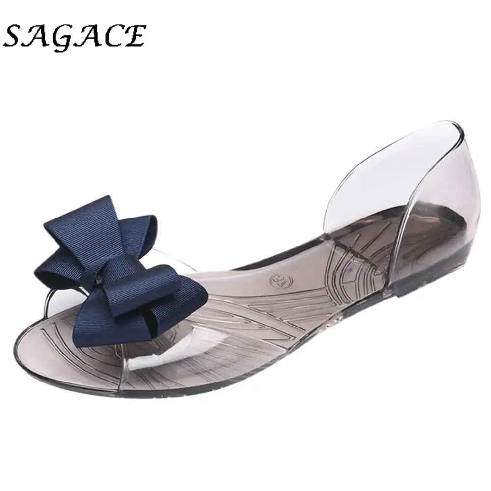 jelly slip on sandals