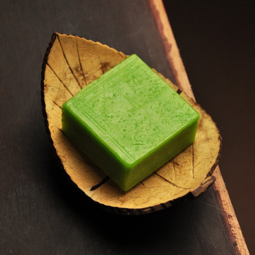 لا الحفر مربع صابون يدوي الصنع طبق أوراق على شكل الحمام قابلة لإعادة الاستخدام رف الاكسسوارات تخزين الحاويات خشبية المنزل حامل