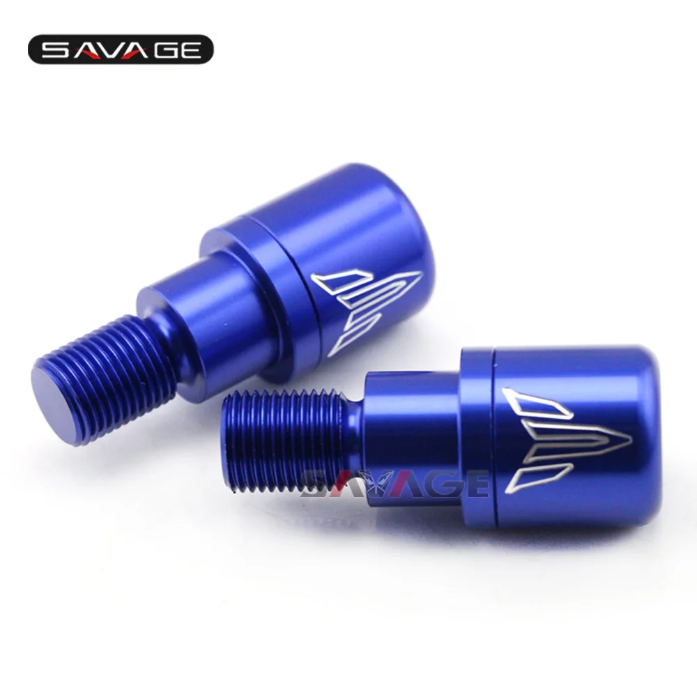 

For YAMAHA MT07 MT-07 FZ-07 2014-2016 XSR 700 Blue Motorcycle CNC Billet Aluminum Bar Ends Hand Grip Handlebar End Caps Cover