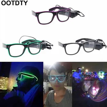 

EL Wire Goggles Glow Cool Glasses LED Luminous Sunglasses Toy Party Glasses For Kids Party Club Stage Disco