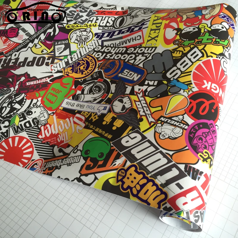 Sticker Bomb Vinyl Wrap Film-3