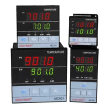 Temperature Controller Universal Input PT100 K Thermocouple Digital PID SSR Relay Output for Heat Cool with Alarm Fahrenheit digital led pid temperature controller thermostat temperature instruments thermoregulator snr 1 alarm relay output tc rtd input