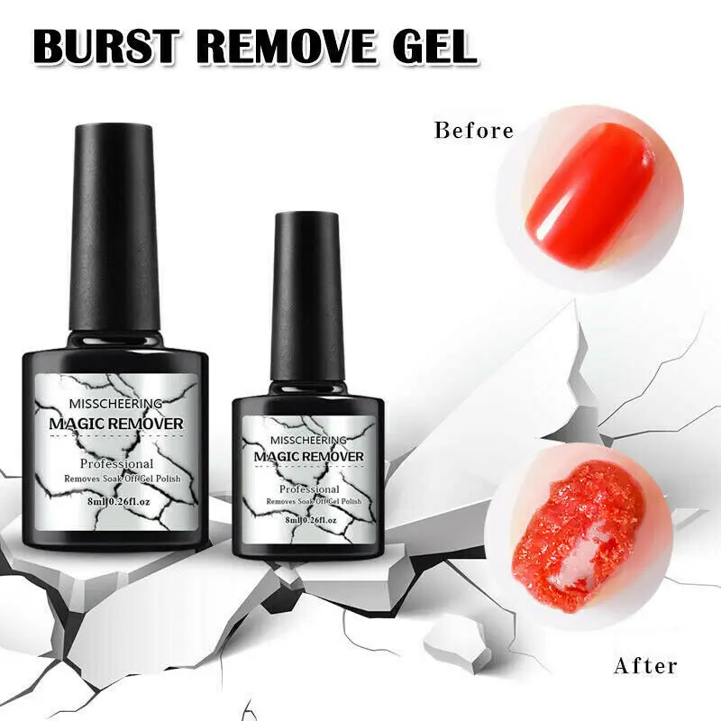 

8ML/15ML Magic Remover Gel Polish Remover Healthy Fast Within 2-3 MINS Gel Nail Polish UV