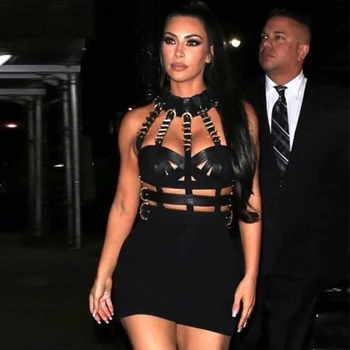 

Miss Water New Celebrity Party Bodycon Bandage Dress Women Sleeveless Sexy Hollow Out NightClub Backless Dress Women Vestidos