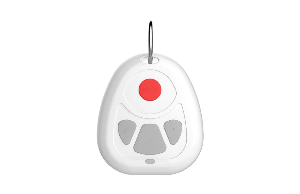 SmartYIBA Z-wave Plus Smart Home One Key SOS Remote Control Arm/disarm Keychain with Battery For Smart Home Automation Alarm