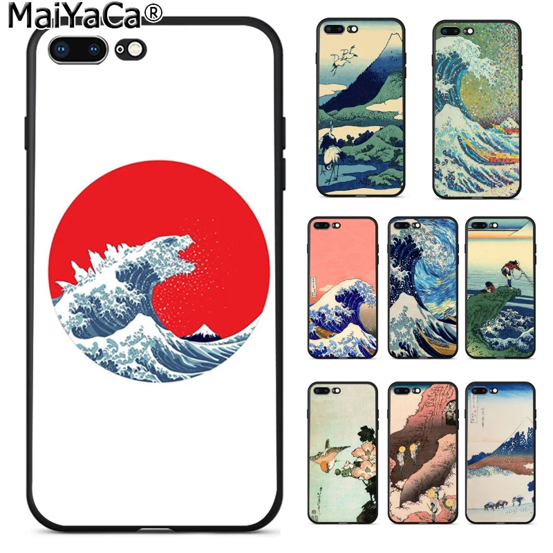 Чехол MaiYaCa Hokusai The Great Wave off Kanagawa для iphone 11 pro 8 7 66S Plus X XS MAX 5S SE XR | Мобильные телефоны и