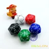 Bescon 60 Side Dice Set, 12pcs Polyhedral Dice Set D3-D60, D3 D4 D6 D8 D10 D% D12 D20 D24 D30 D50 D60 RPG Dice Set in White 3