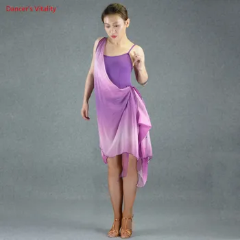 

Adult Female Latin Dance Dresses Lady Dancing Performance Clothes Women Salsa Rumba Samba Dance Stage Competition Costumes