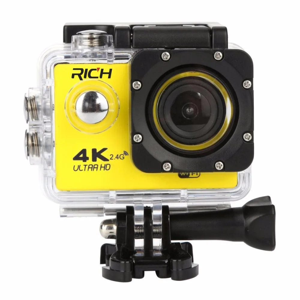 Экшн камера 60 F60R 4K Wi Fi 16 МП 170D Sport DV 30 м Go Pro экстремальный спорт видео велосипедный
