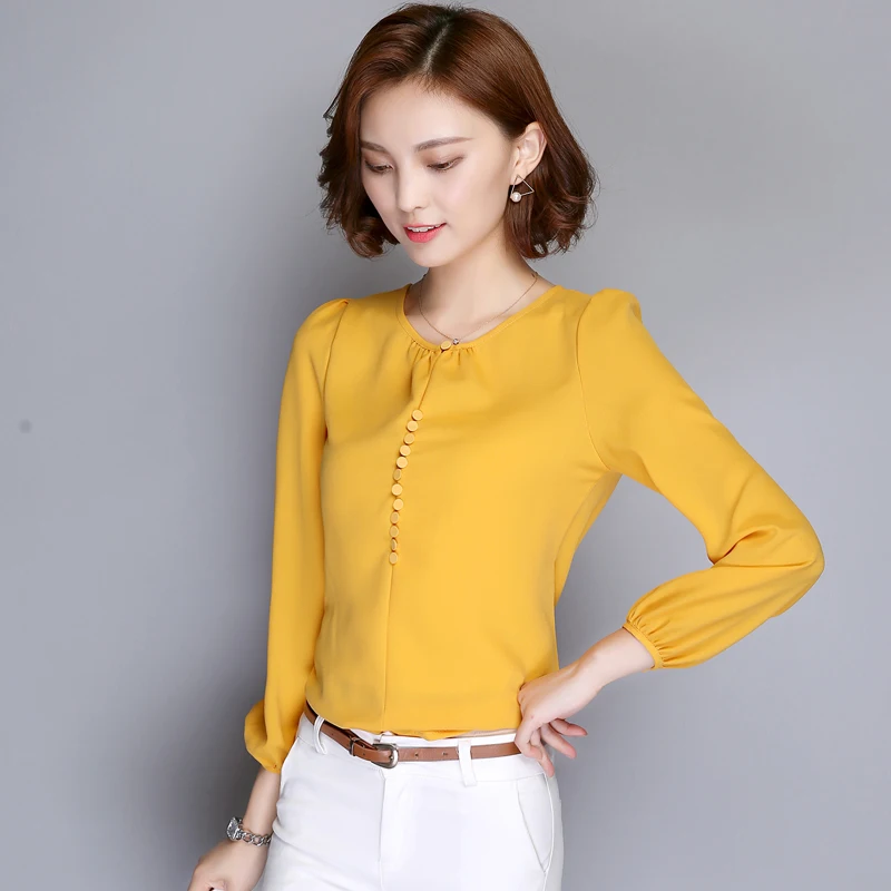 Blusas Femininas модная женская блузка Топы с длинными рукавами Повседневные Элегантные