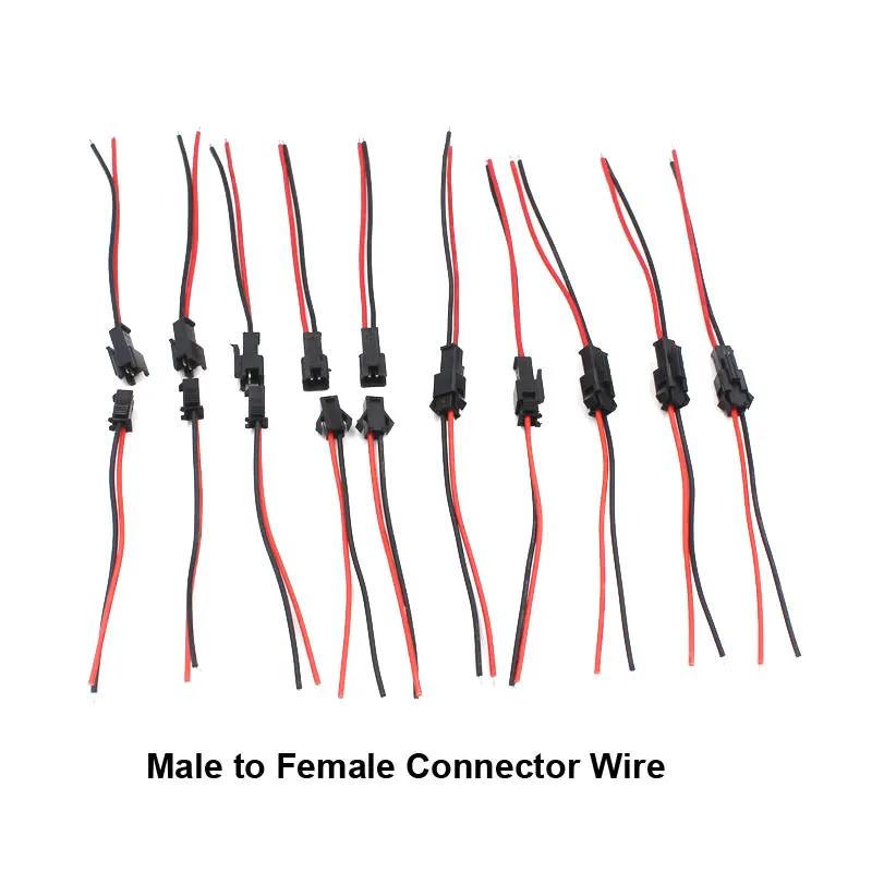 2Pin 3Pin 4Pin 5Pin 22AWG JST SM провод Папа мама соединительный кабель для светодиодных лент