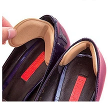 4 пары стельки для обуви, предотвращающие натирание пятки, наклейки для пятки, регулировка длины обуви, черный+ бежевый цвет