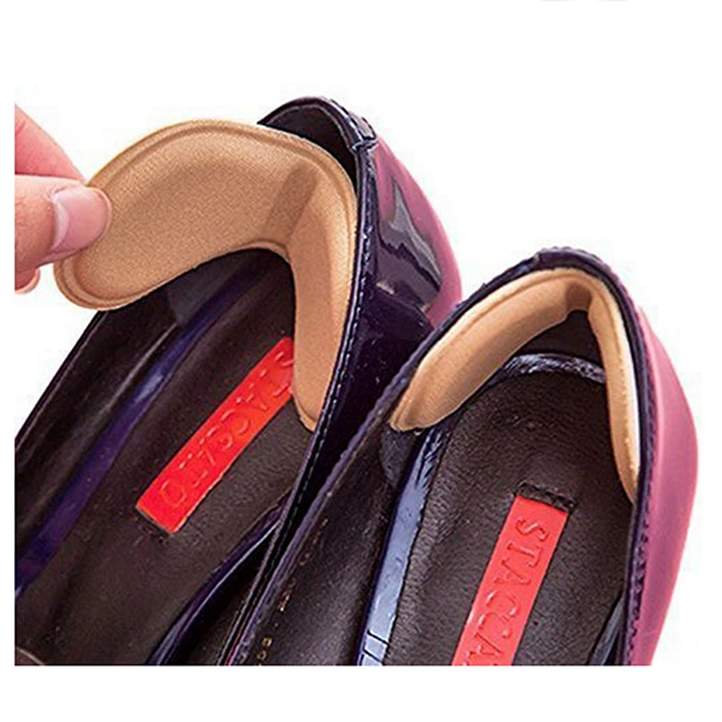 Горячая Распродажа-4 пары обуви, стельки, предотвращающие Потертость обуви на каблуке, наклейки на пятку, корректируют длину обуви, обувь на