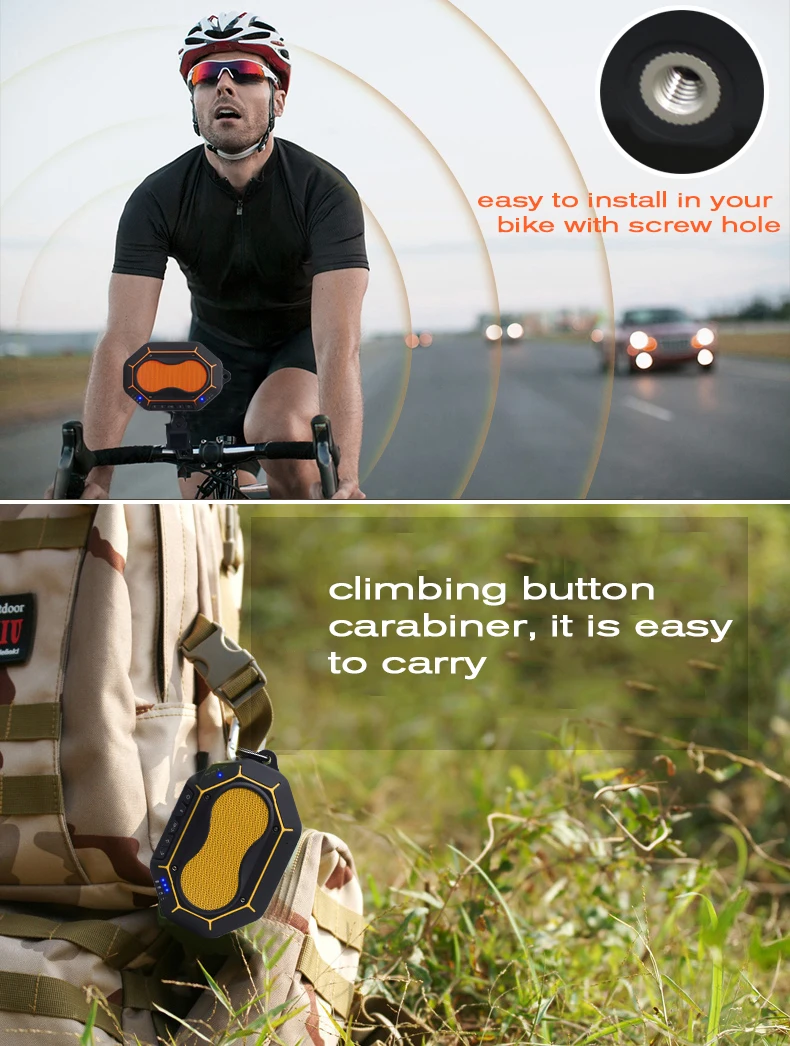 8 bluetooth speaker bass waterproof