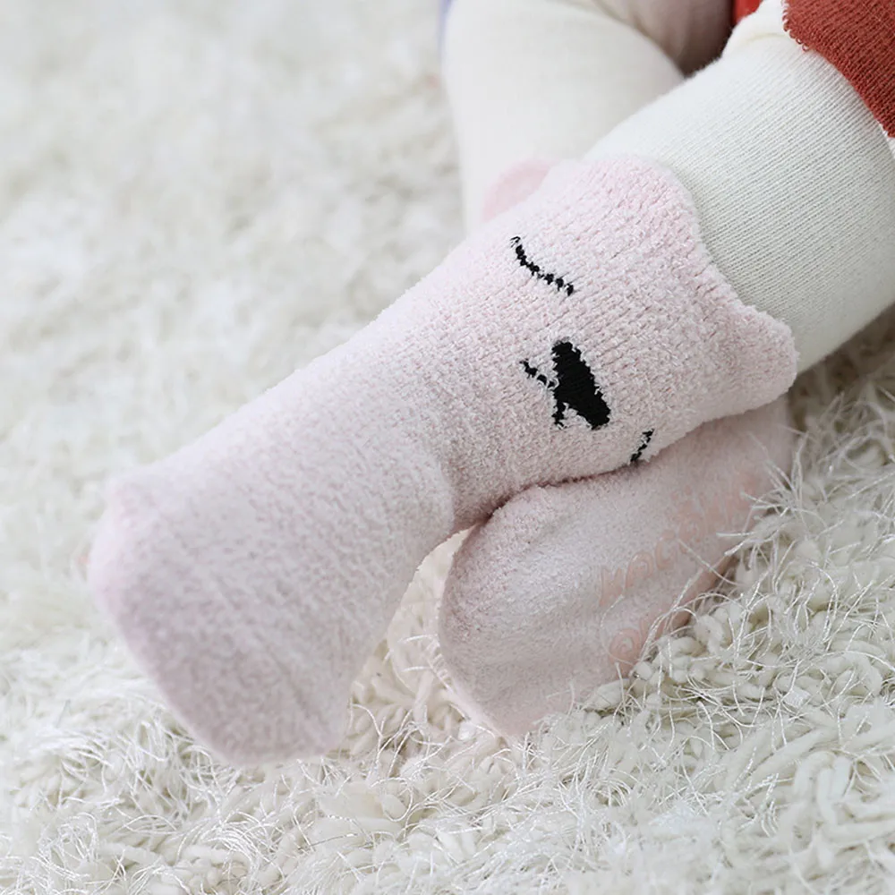 Носки-тапочки для новорожденных мальчиков с рисунком глаз противоскользящие носки для малышей милые мягкие носки для мальчиков