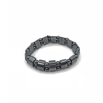 

Weight Loss Black Stone Magnetic Therapy Bracelet Health Care Biomagnetism Magnet Reduce Weight Slimming Hand Ornament Men Women