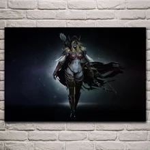 Wow art silvana sylvanas game girl украшение для гостиной домашний декор стен